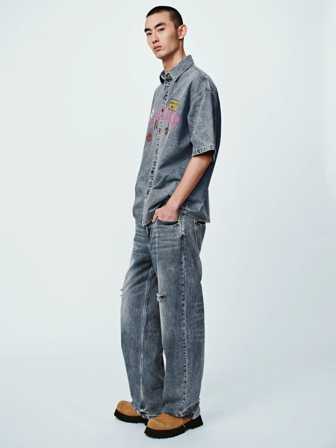 Denim Shirts sold by Urban Revivo product image thumbnail 4