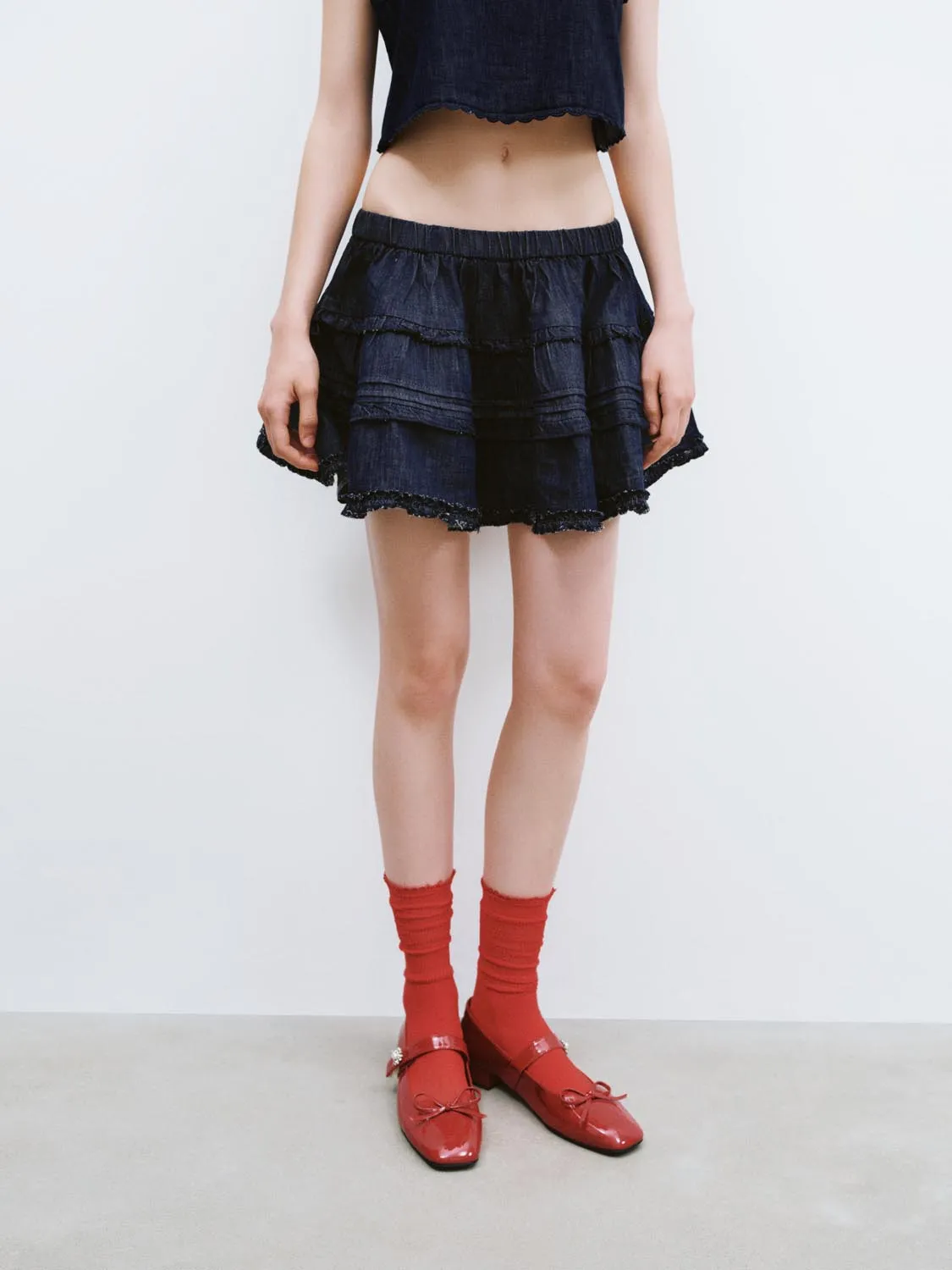 Denim Mini Skirts sold by Urban Revivo product image thumbnail 2