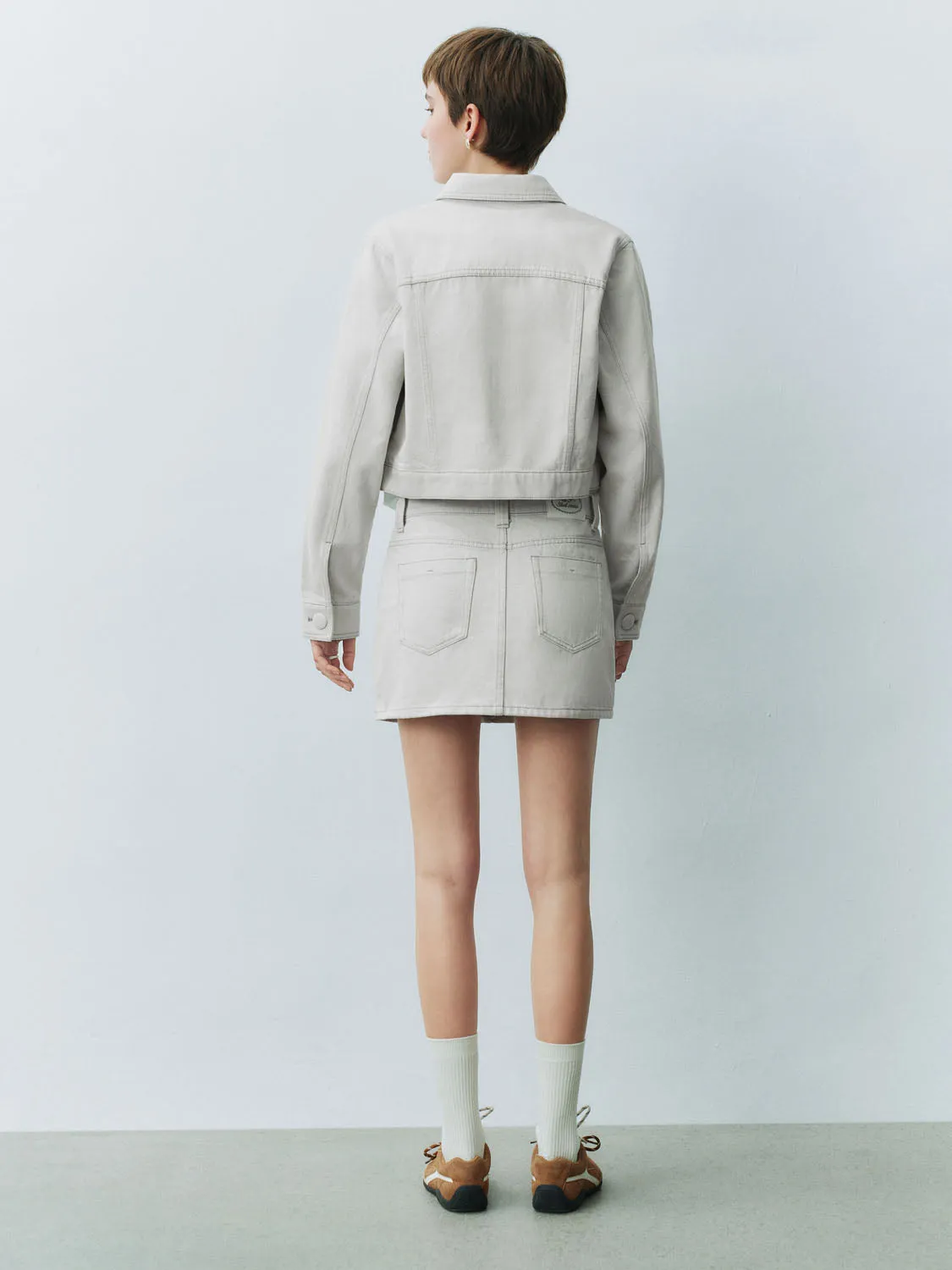 Button Up Denim Jackets sold by Urban Revivo product image thumbnail 3