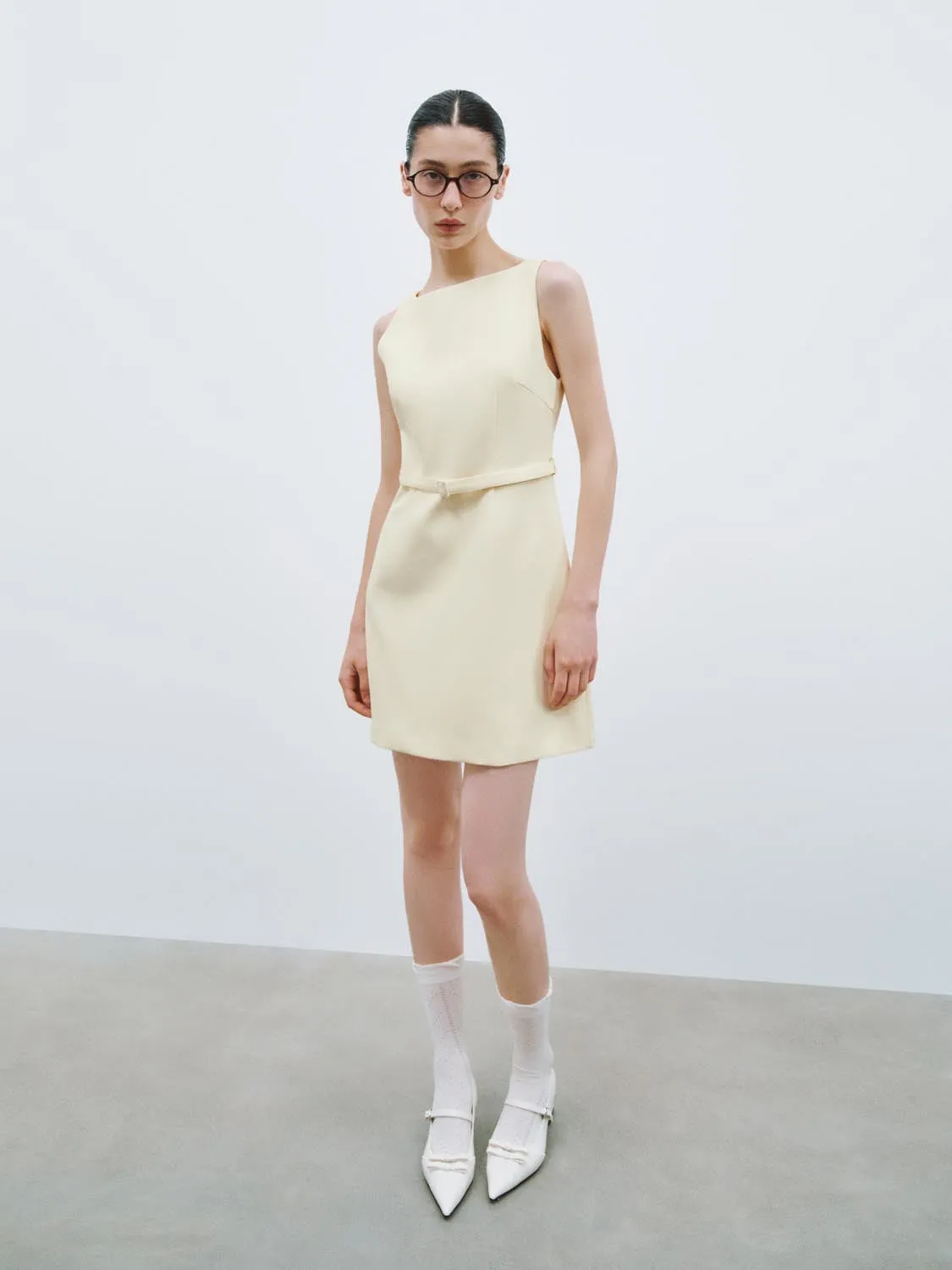 A-Line Sleeveless Mini Dresses sold by Urban Revivo product image thumbnail 5