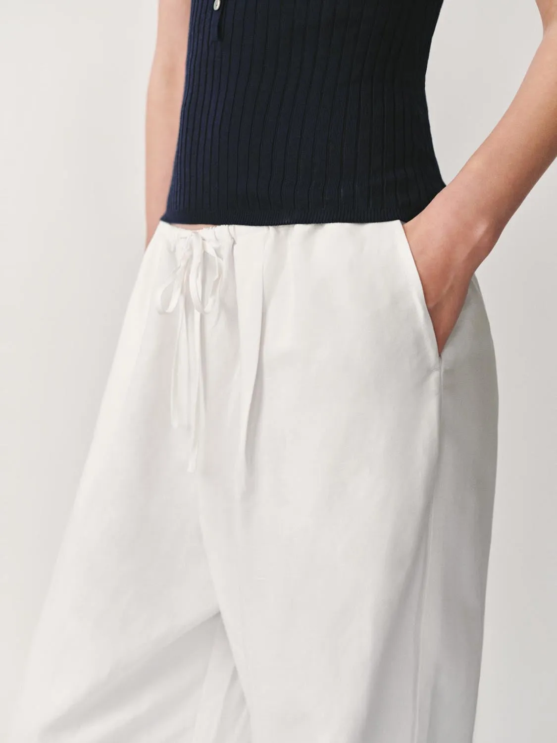 Wide-Leg Pants sold by Urban Revivo product image thumbnail 5