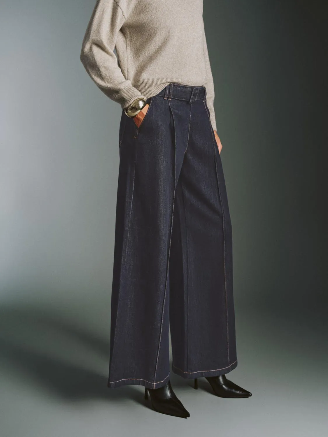 Flare Denim Jeans sold by Urban Revivo product image thumbnail 3