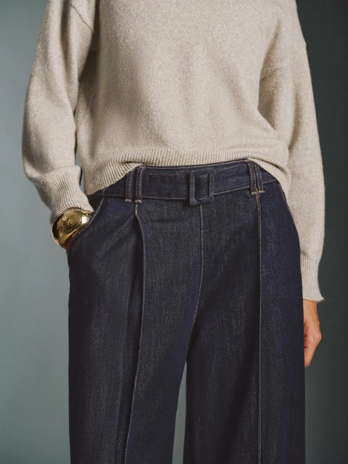 Flare Denim Jeans sold by Urban Revivo product image thumbnail 5