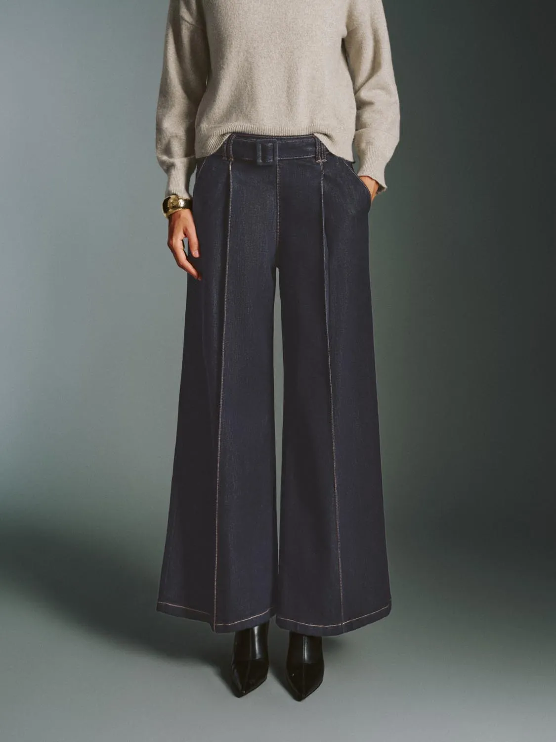Flare Denim Jeans sold by Urban Revivo product image thumbnail 2