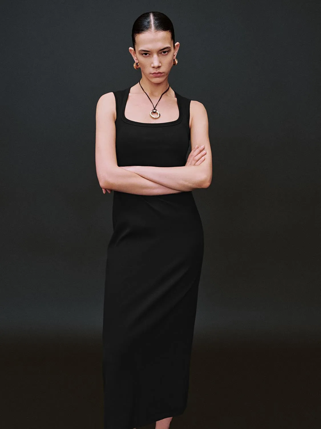 Skinny-Fit Maxi Dresses sold by Urban Revivo product image thumbnail 5