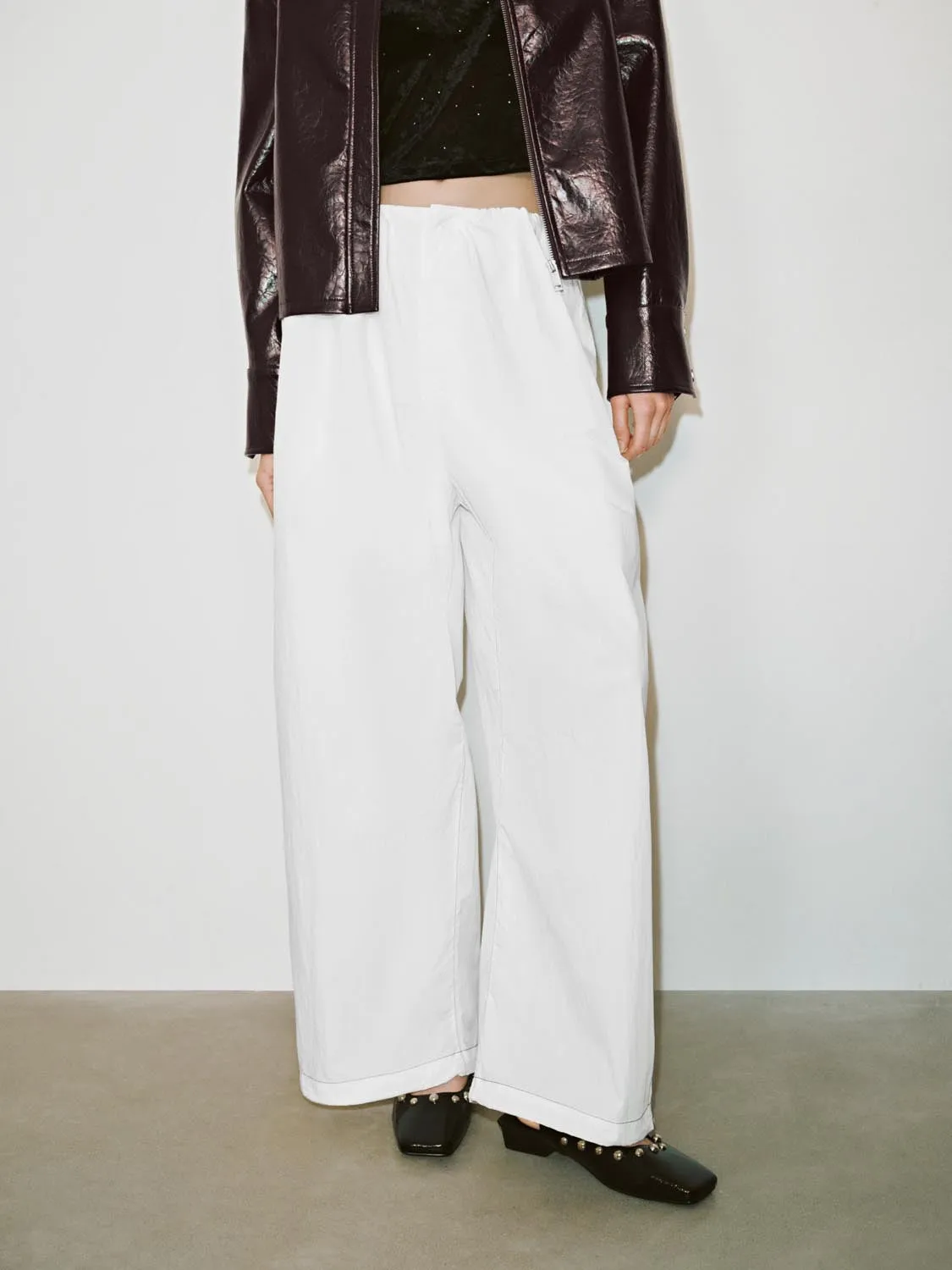 Wide-Leg Pants sold by Urban Revivo product image thumbnail 2