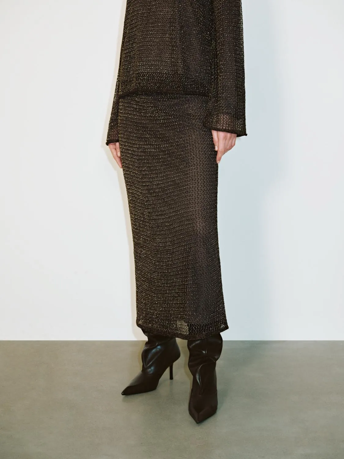 Knitted Maxi Skirts sold by Urban Revivo product image thumbnail 3