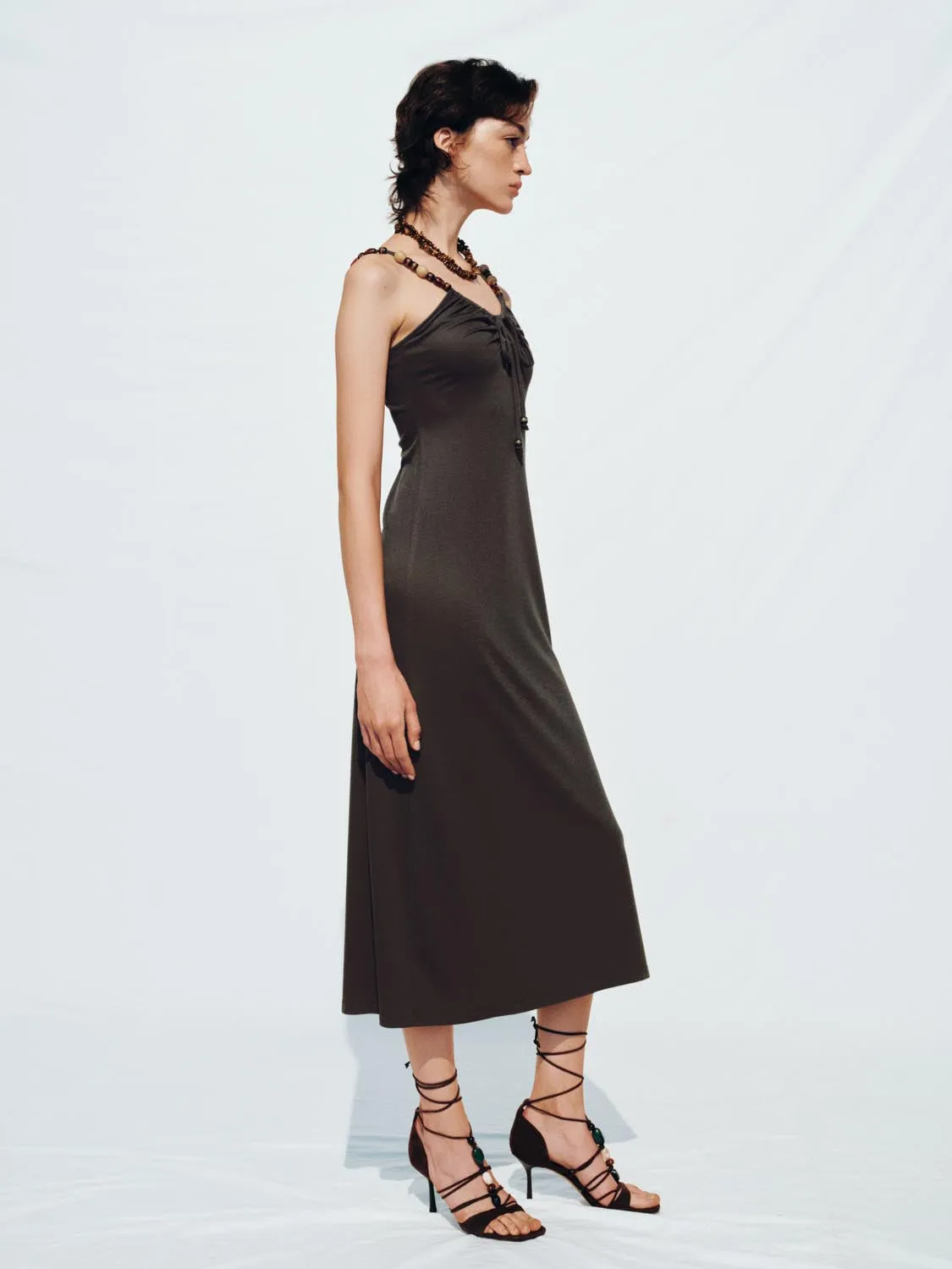 Skinny-Fit Maxi Dresses sold by Urban Revivo product image thumbnail 4