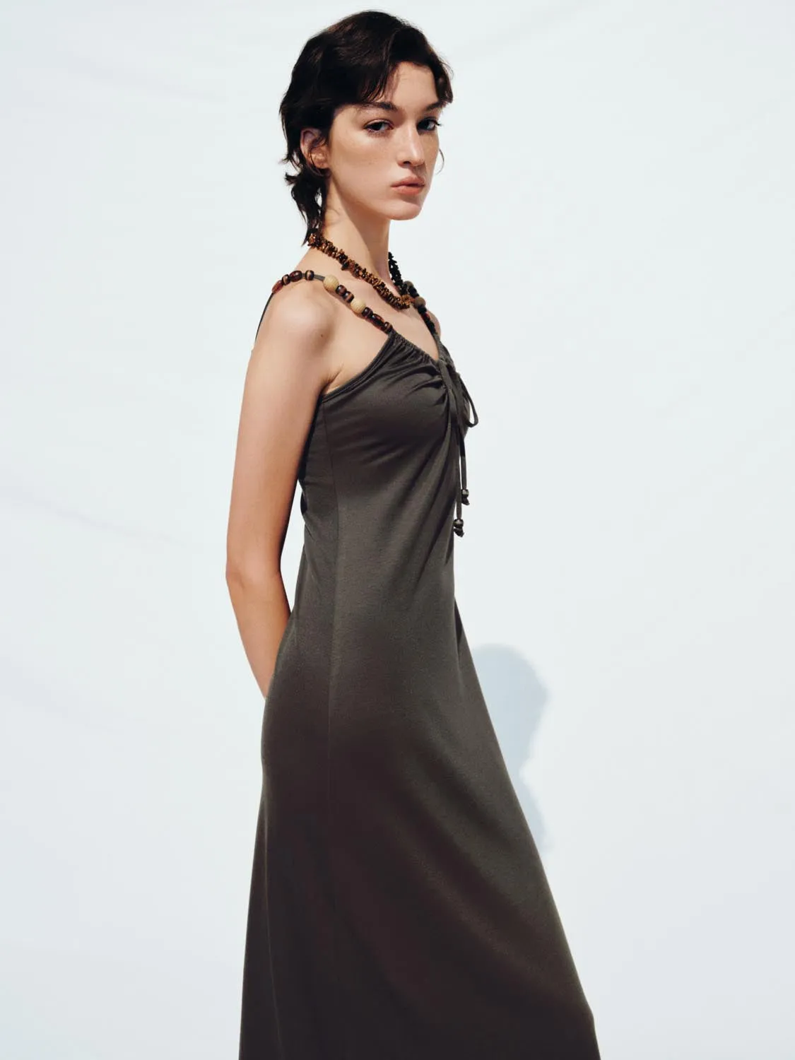 Skinny-Fit Maxi Dresses sold by Urban Revivo product image thumbnail 2