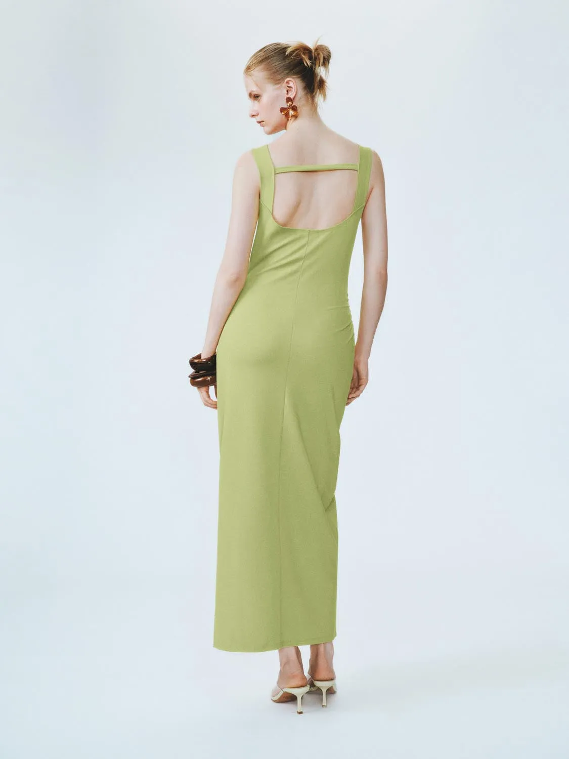 Skinny-Fit Maxi Dresses sold by Urban Revivo product image thumbnail 4