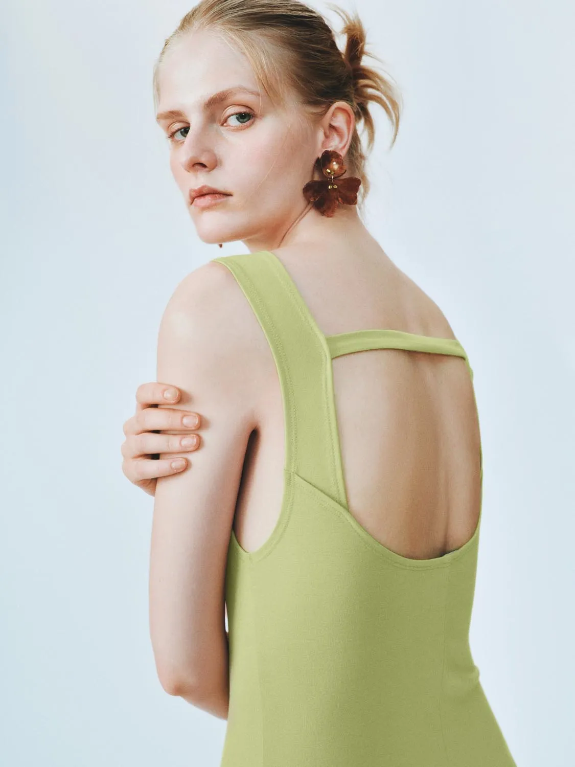 Skinny-Fit Maxi Dresses sold by Urban Revivo product image thumbnail 3