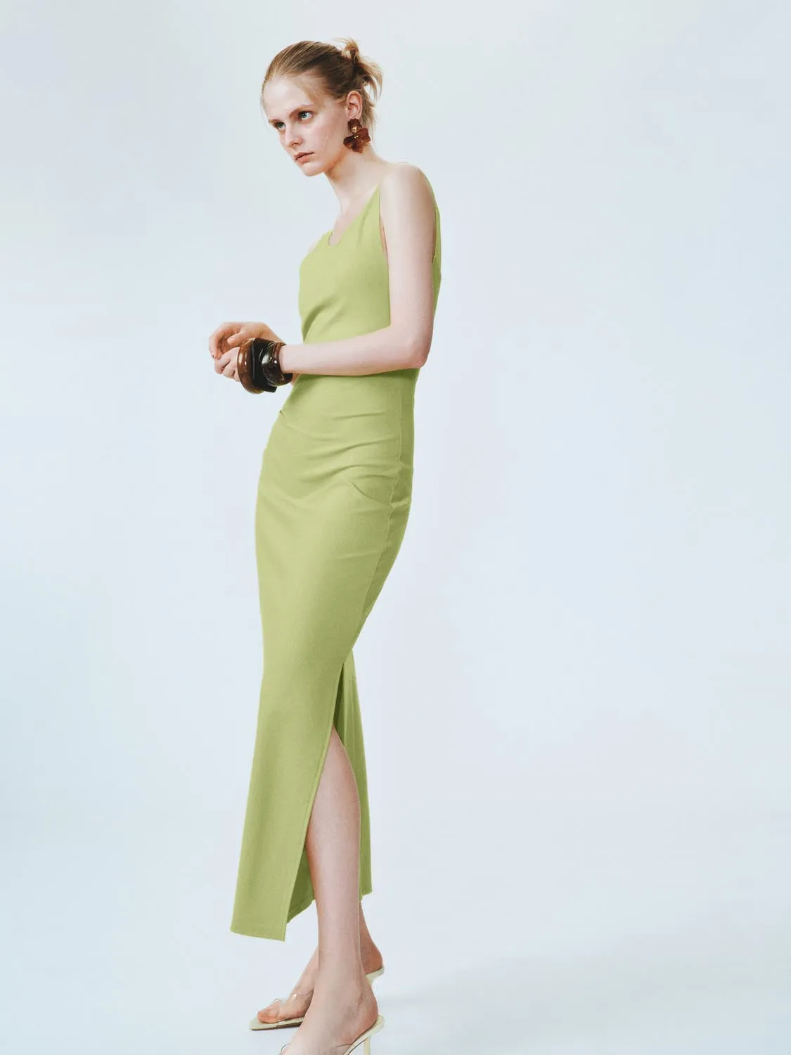 Skinny-Fit Maxi Dresses sold by Urban Revivo product image thumbnail 5