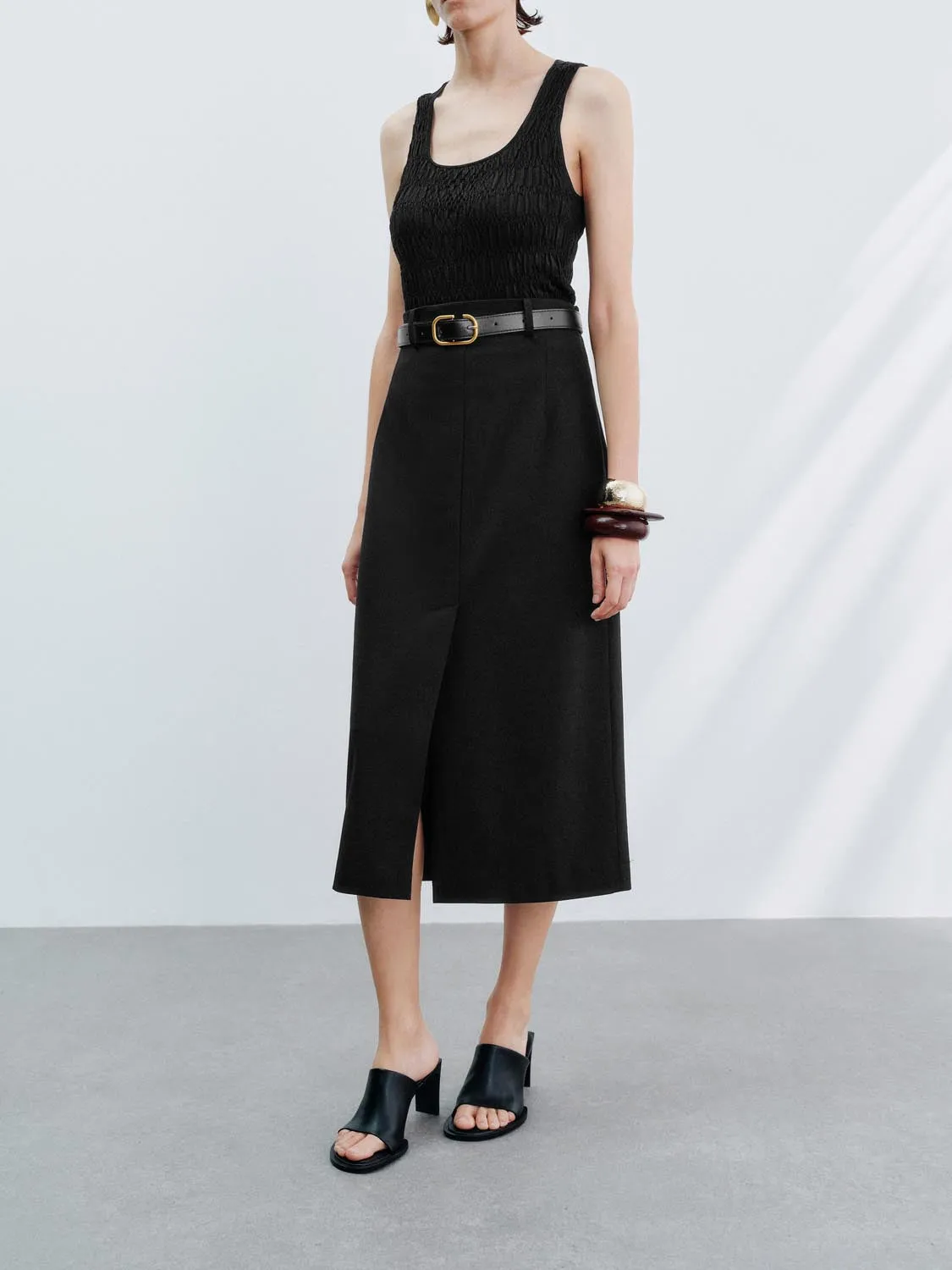 Straight Maxi Skirts sold by Urban Revivo product image thumbnail 3