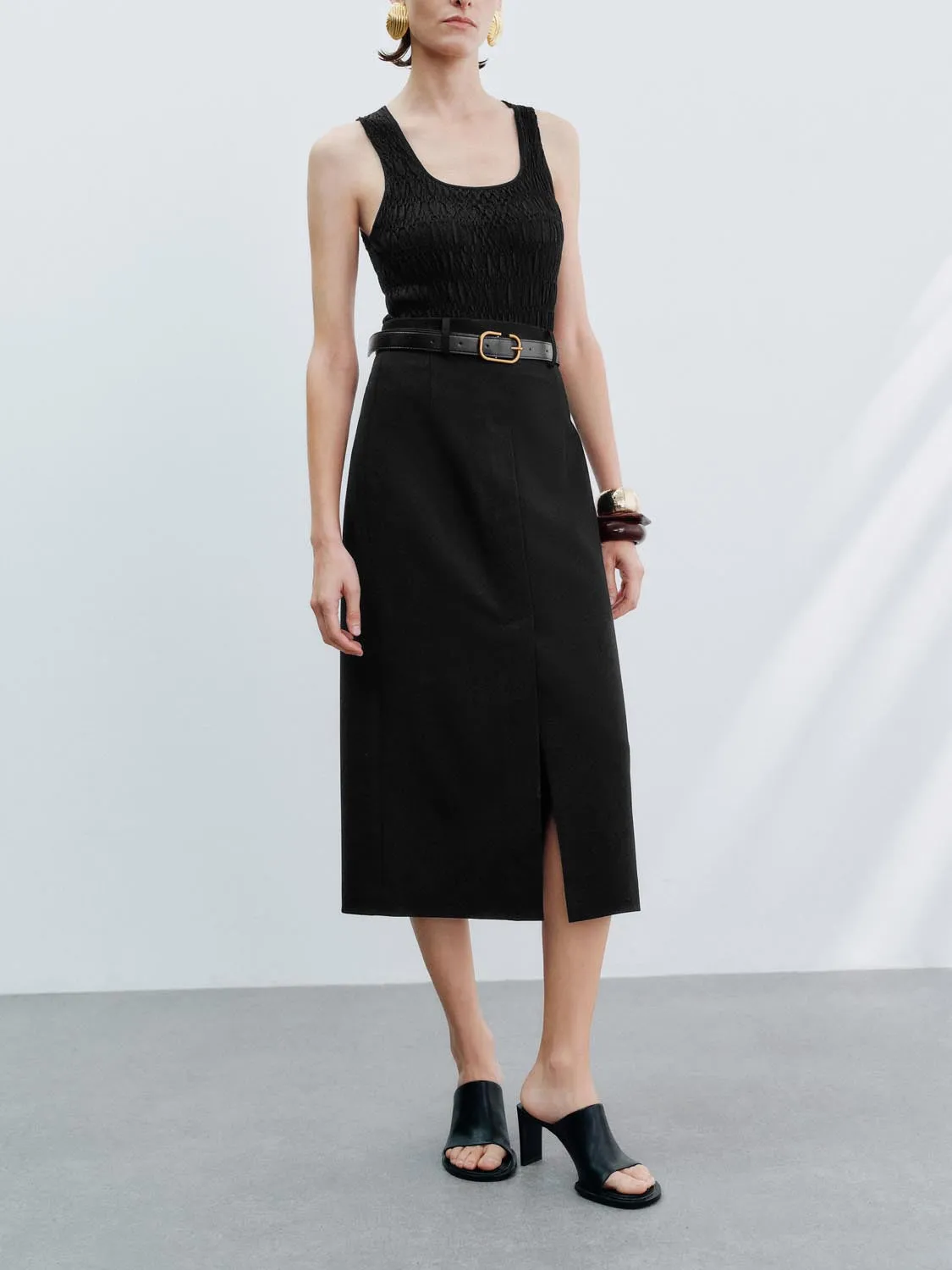 Straight Maxi Skirts sold by Urban Revivo product image thumbnail 2