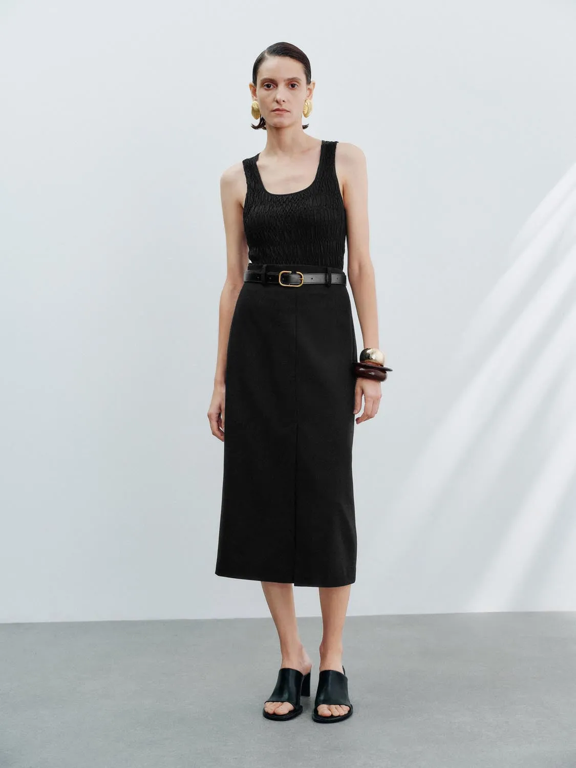 Straight Maxi Skirts sold by Urban Revivo product image thumbnail 4