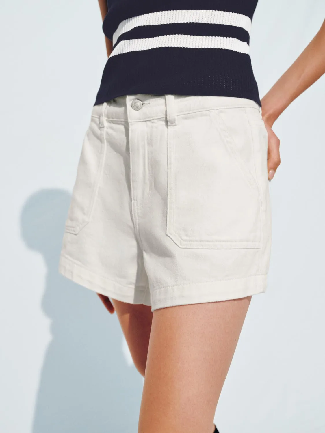 Denim Shorts sold by Urban Revivo product image thumbnail 5
