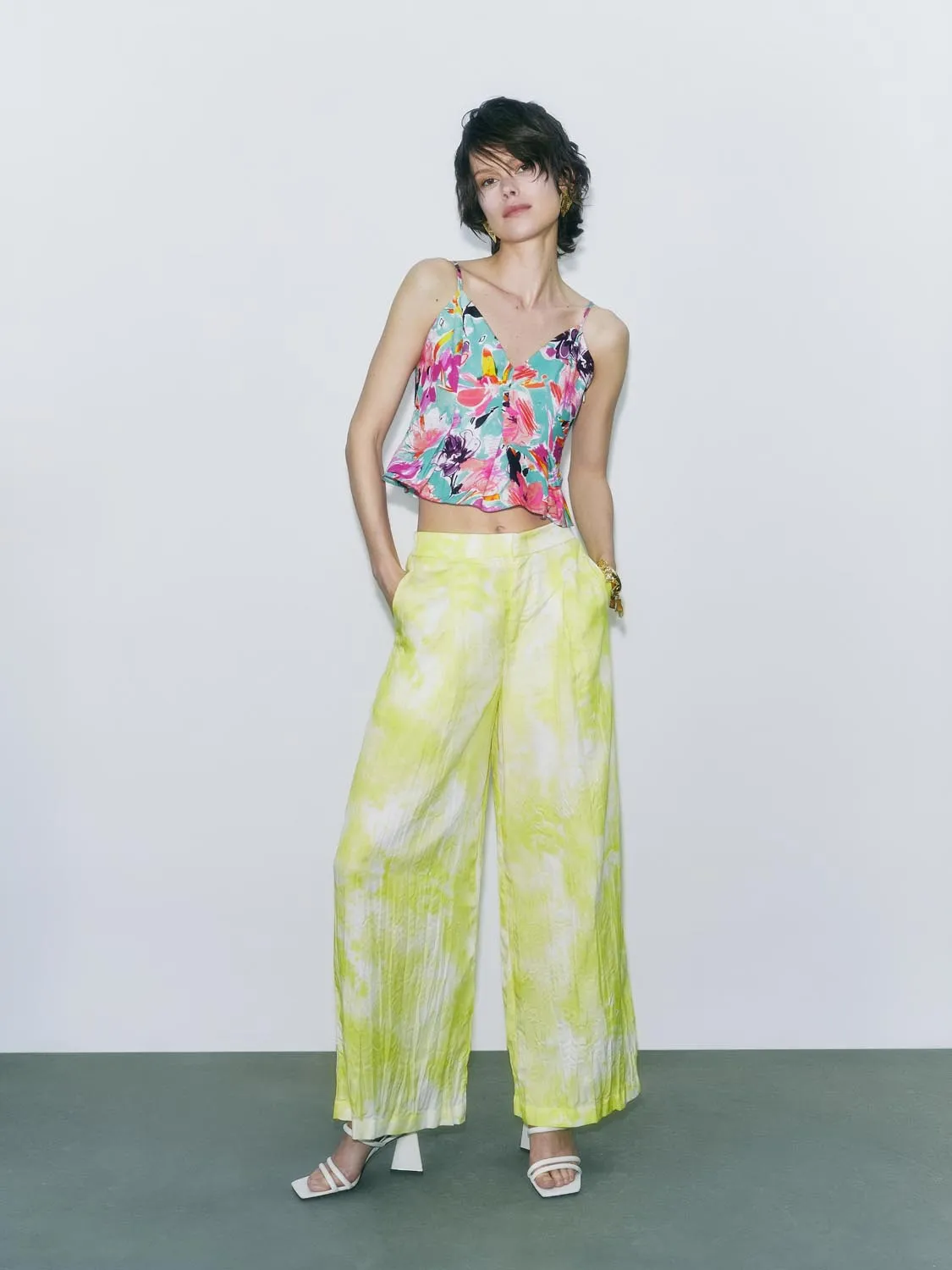 Floral Cami Tops sold by Urban Revivo product image thumbnail 5