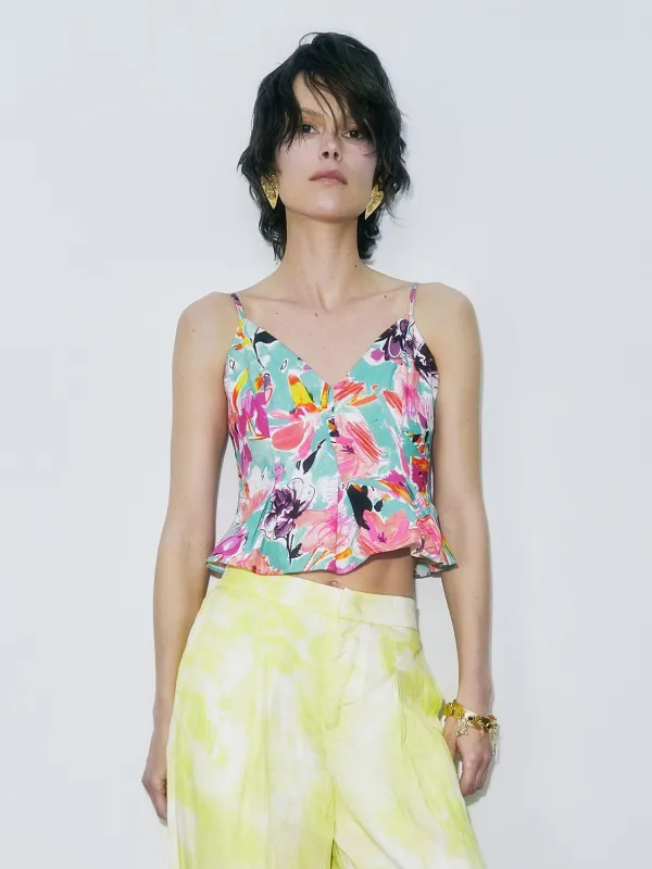 Floral Cami Tops made by Urban Revivo