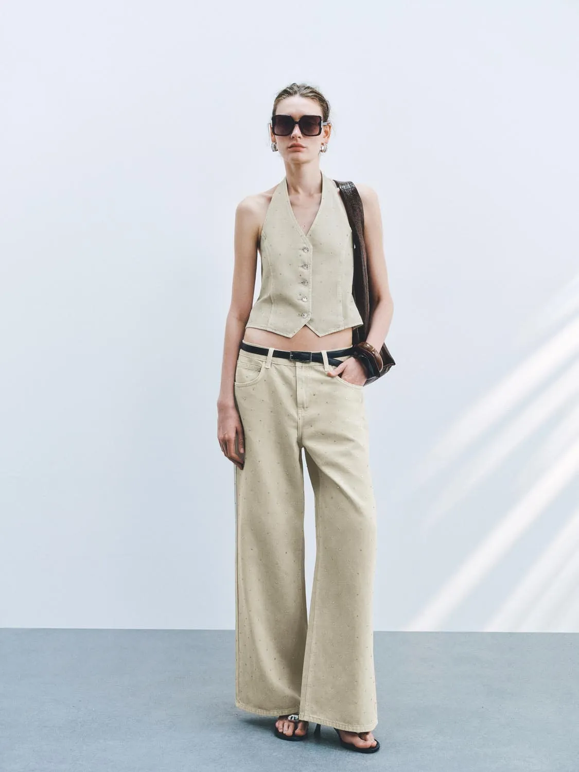 Denim Halter Neck Waistcoats sold by Urban Revivo product image thumbnail 4