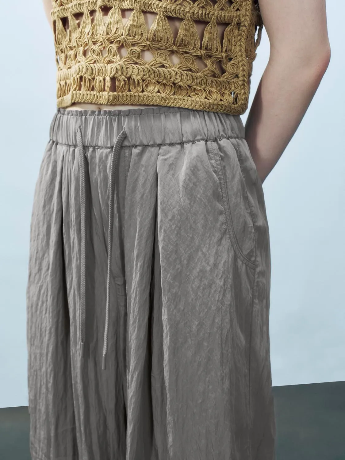 Wide-Leg Pants sold by Urban Revivo product image thumbnail 5