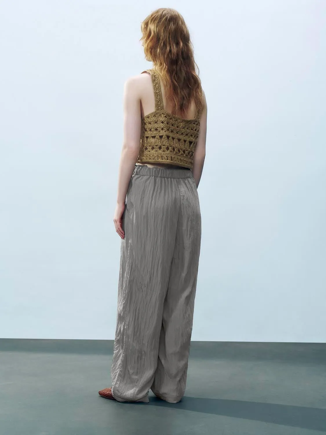 Wide-Leg Pants sold by Urban Revivo product image thumbnail 4