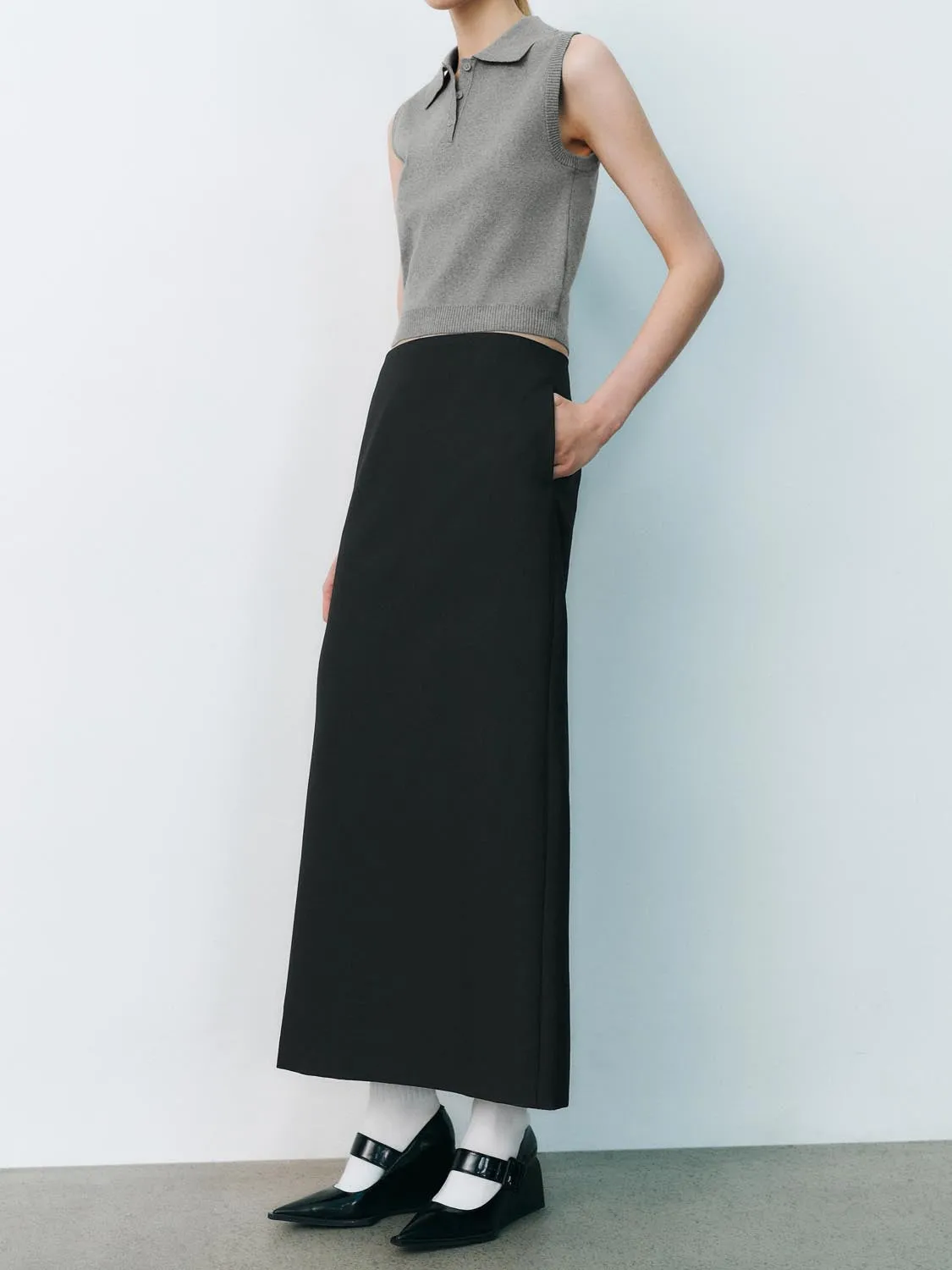 Straight Maxi Skirts sold by Urban Revivo product image thumbnail 3