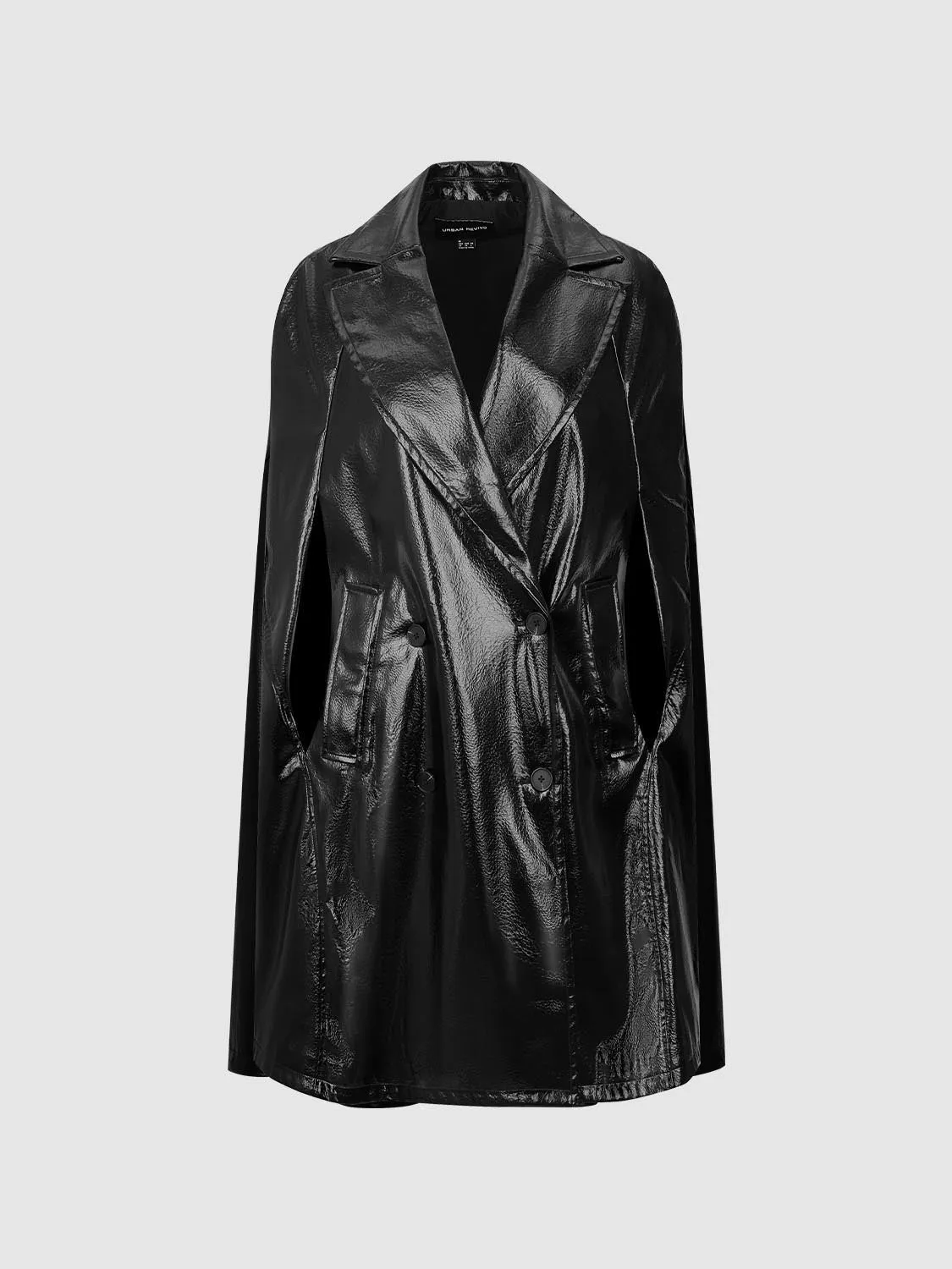 Faux Leather Cape Coats sold by Urban Revivo