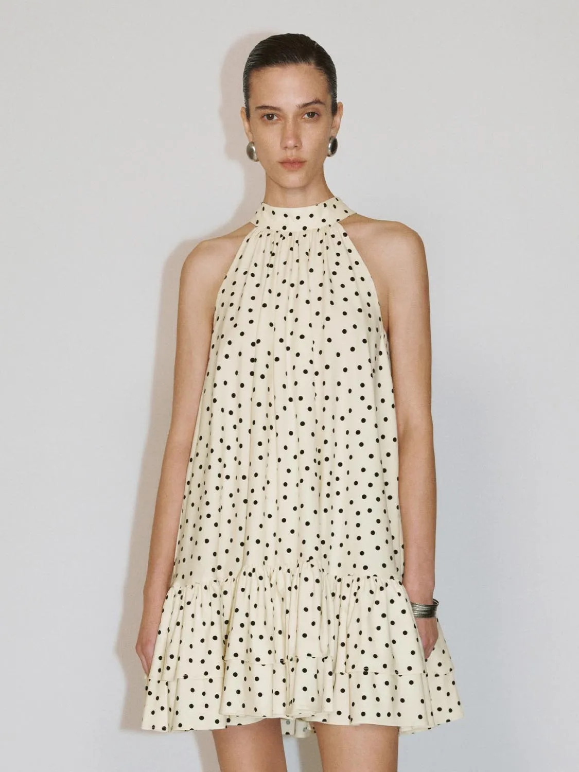 Polka Dot A-Line Mini Dresses sold by Urban Revivo