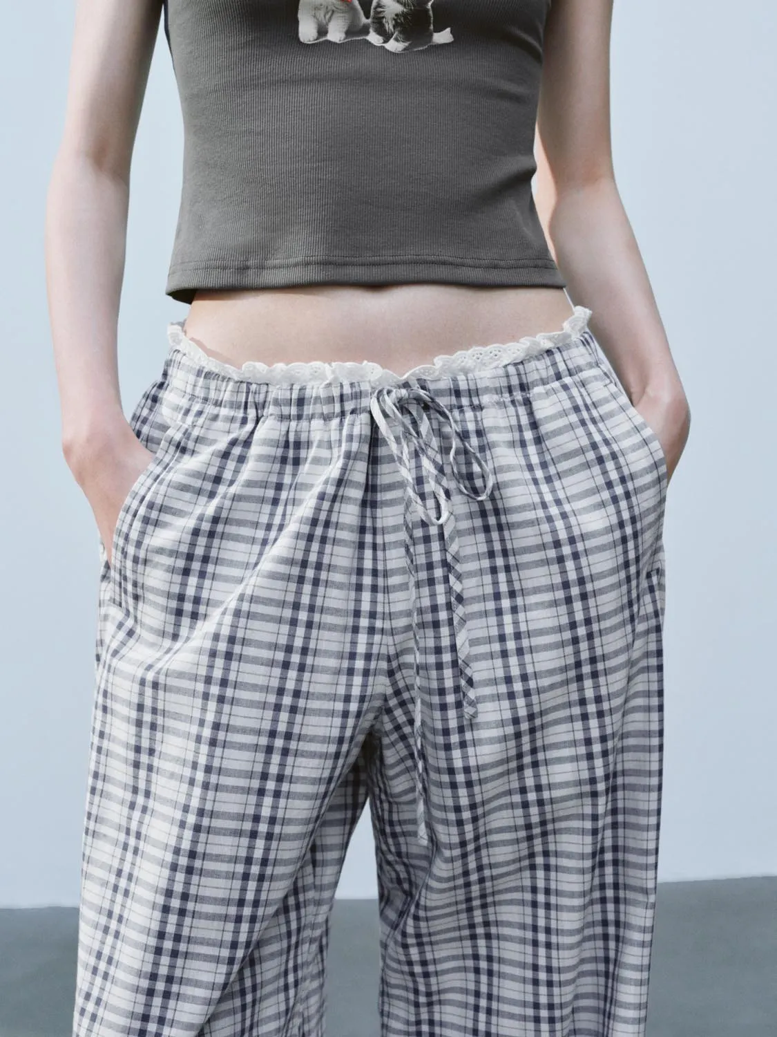 Wide-Leg Pants sold by Urban Revivo product image thumbnail 5