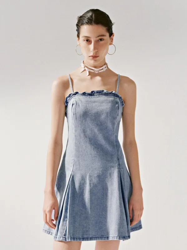 Denim Mini Dresses sold by Urban Revivo