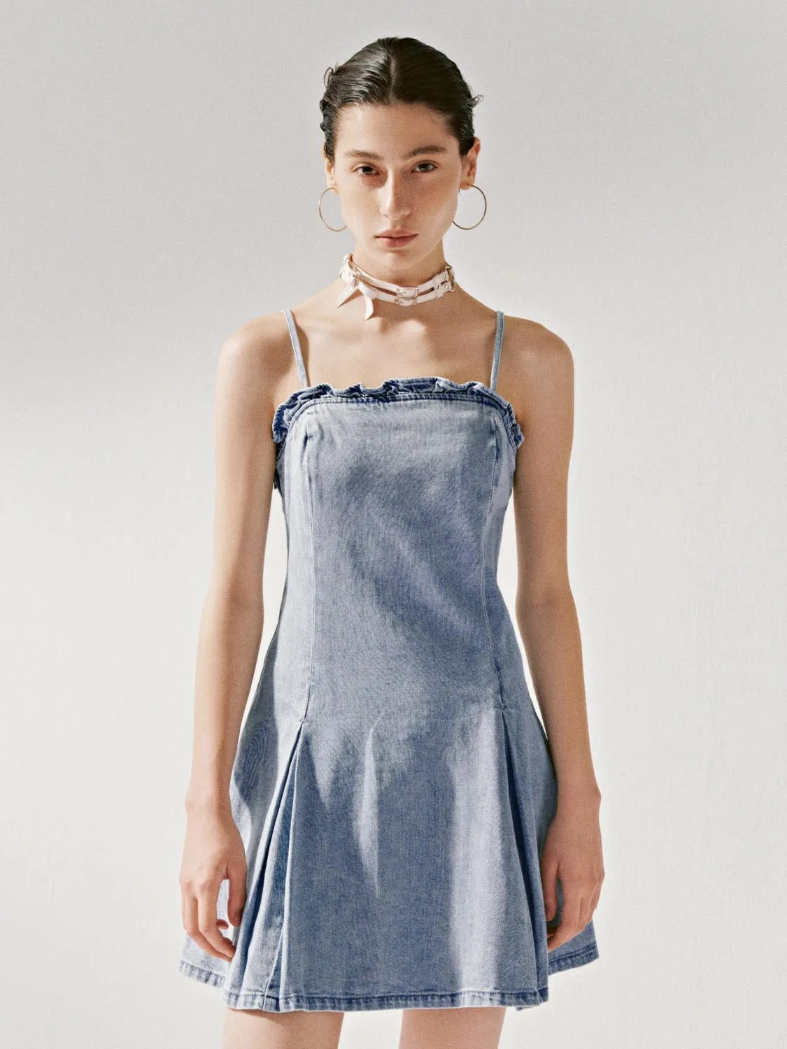 Denim Mini Dresses sold by Urban Revivo