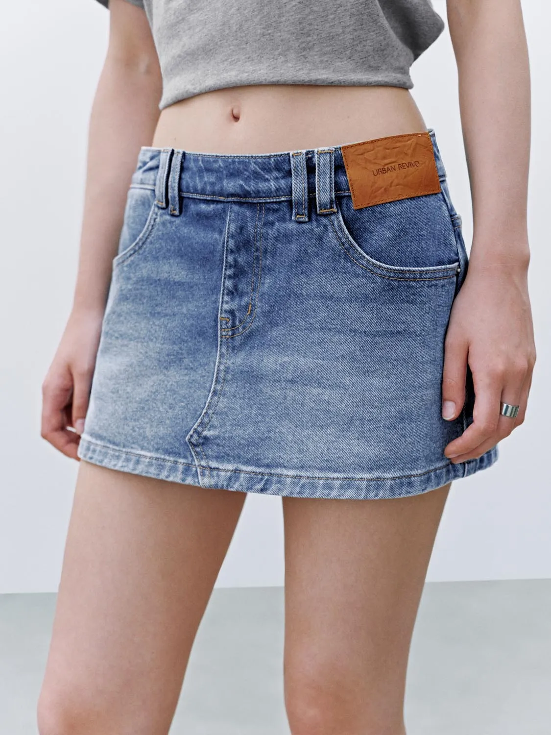 Denim Mini Skirts sold by Urban Revivo product image thumbnail 5