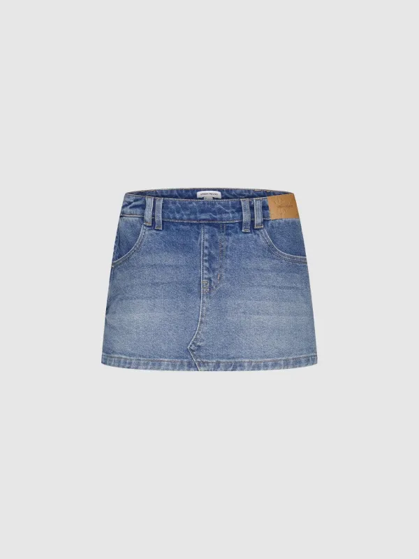Denim Mini Skirts sold by Urban Revivo