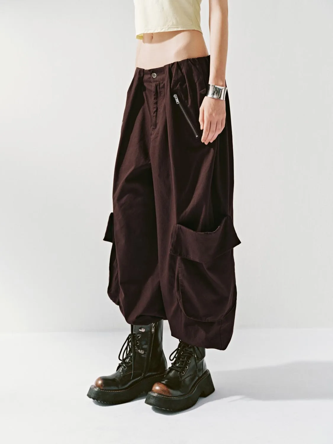 Wide-Leg Pants sold by Urban Revivo product image thumbnail 3