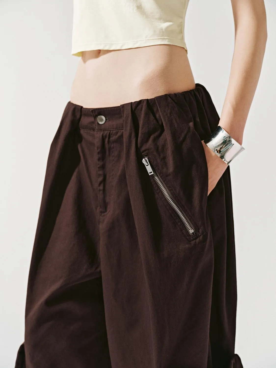 Wide-Leg Pants sold by Urban Revivo product image thumbnail 5