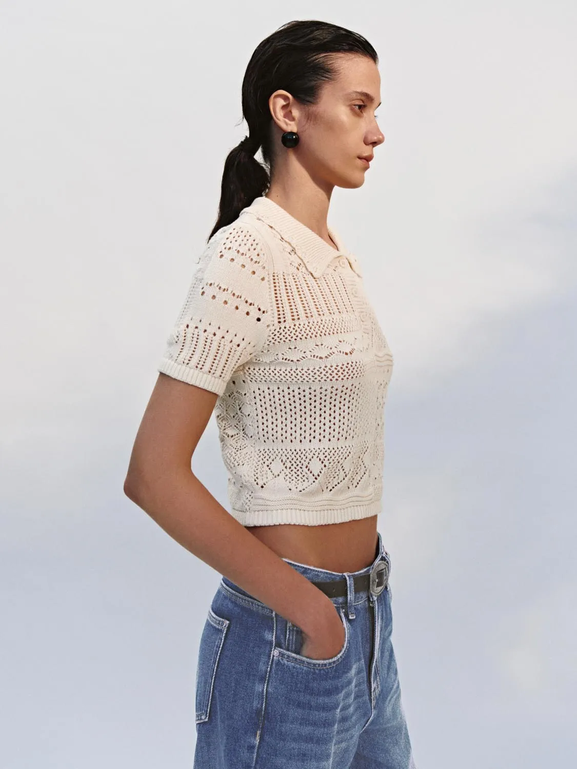 Knitted T-Shirts sold by Urban Revivo product image thumbnail 2