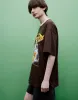 Cat Printed Crew Neck T-Shirt sold by Urban Revivo