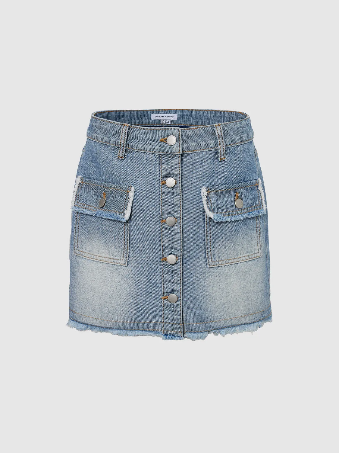 Denim Mini Skirts sold by Urban Revivo product image thumbnail 3
