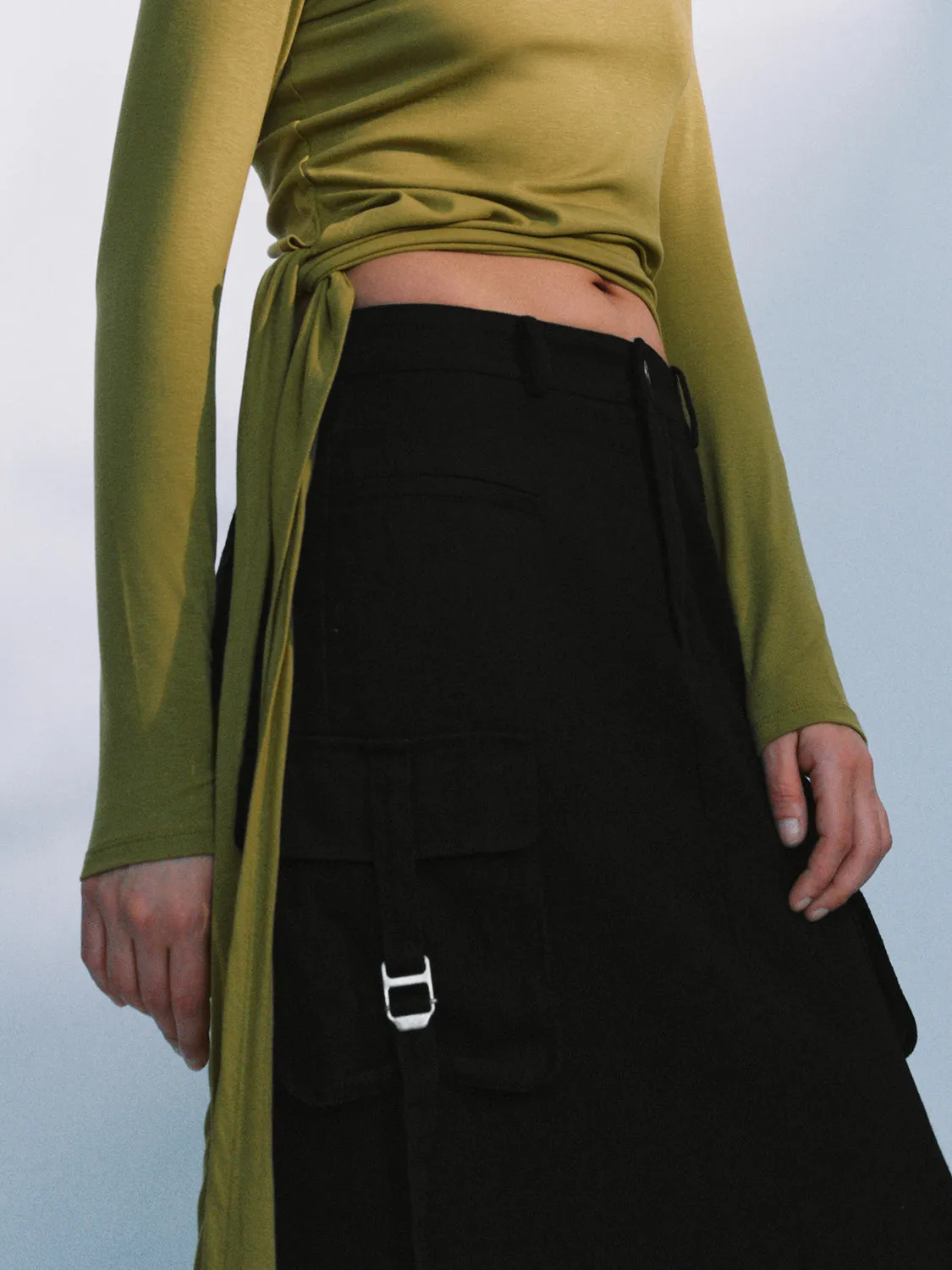 Cargo Maxi Skirts sold by Urban Revivo product image thumbnail 4