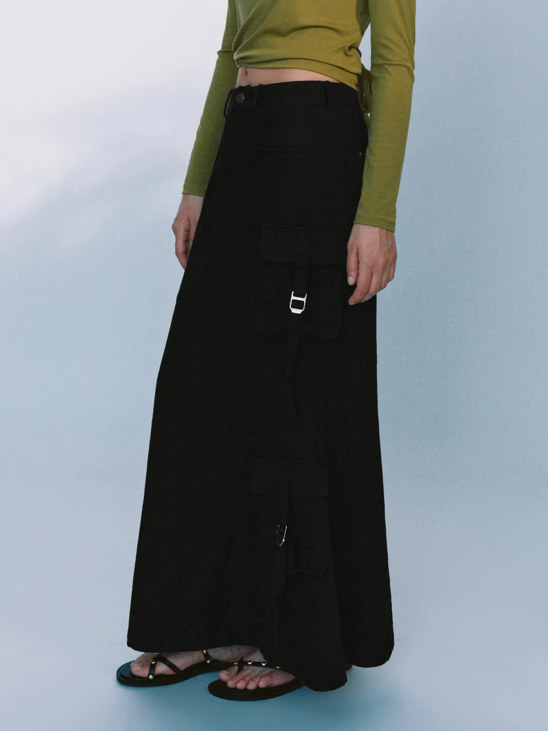 Cargo Maxi Skirts sold by Urban Revivo product image thumbnail 3