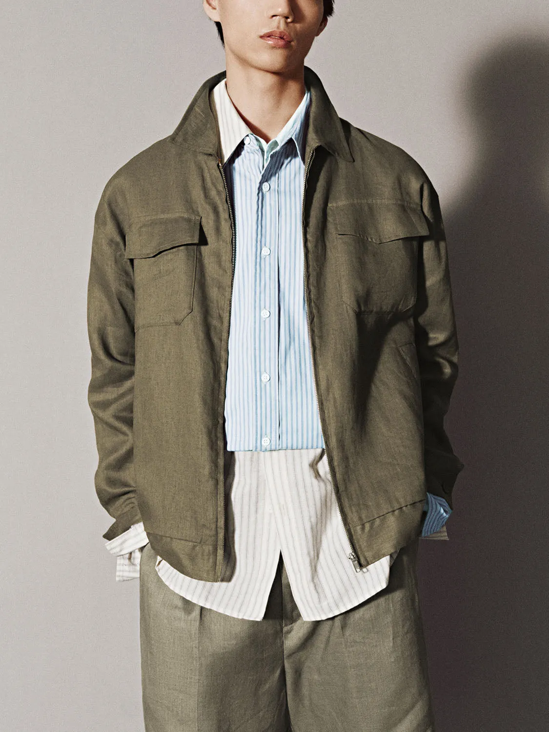 Zip Up Front Jackets sold by Urban Revivo