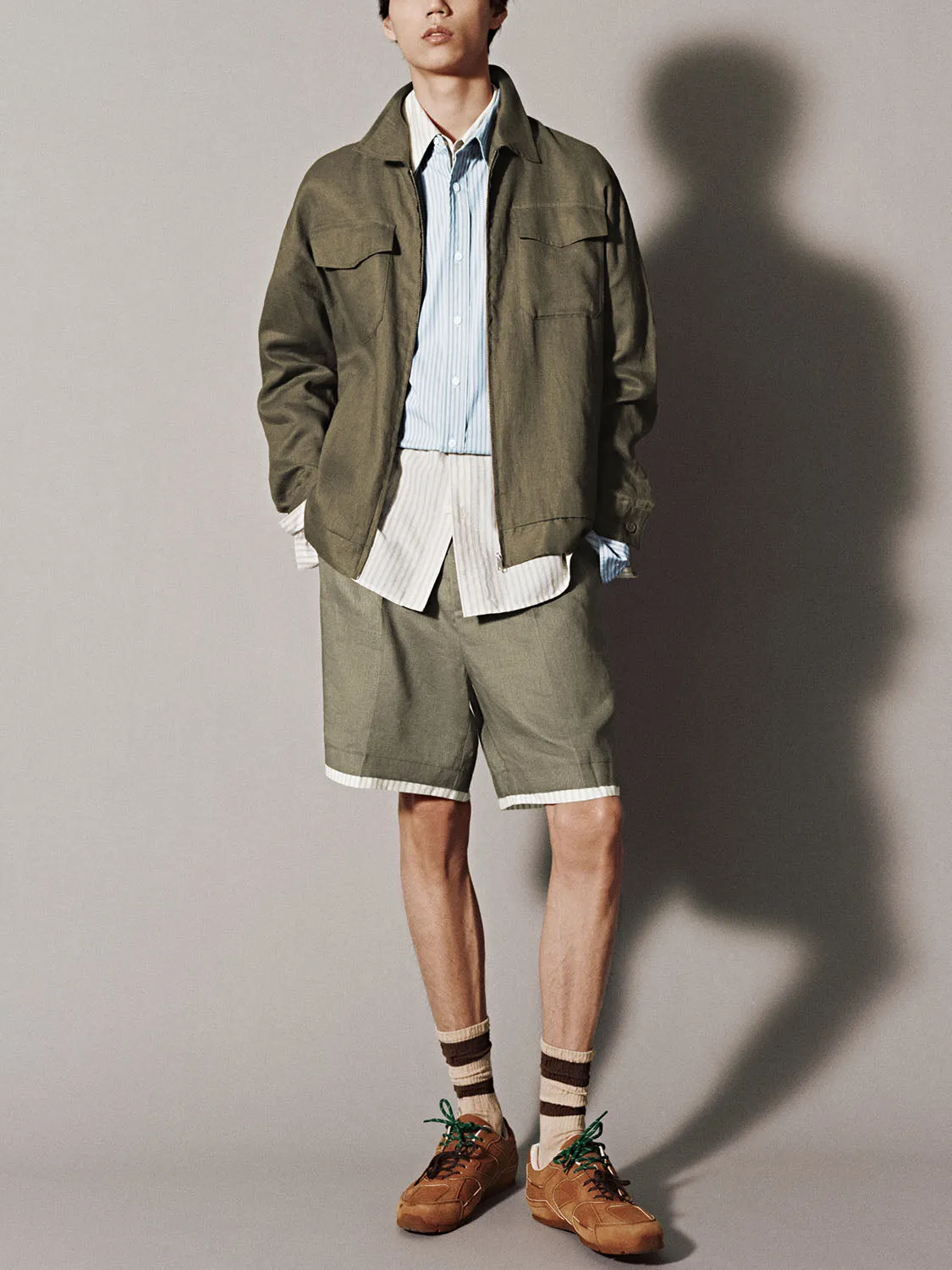 Zip Up Front Jackets sold by Urban Revivo product image thumbnail 5