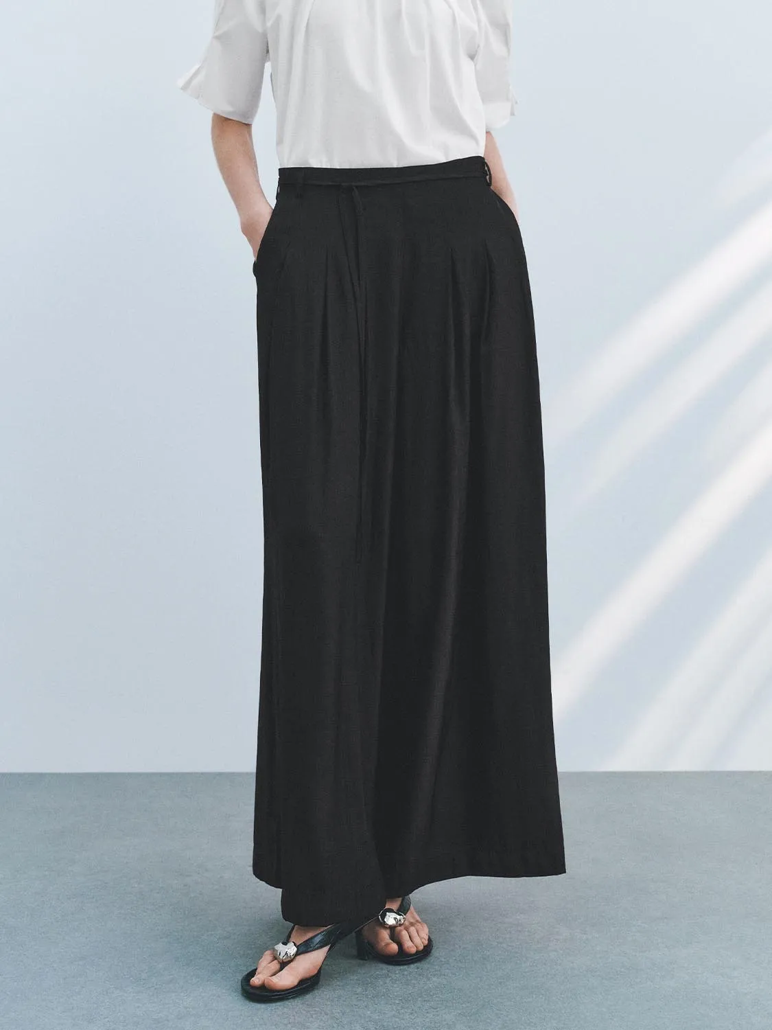 Wide-Leg Pants sold by Urban Revivo product image thumbnail 2