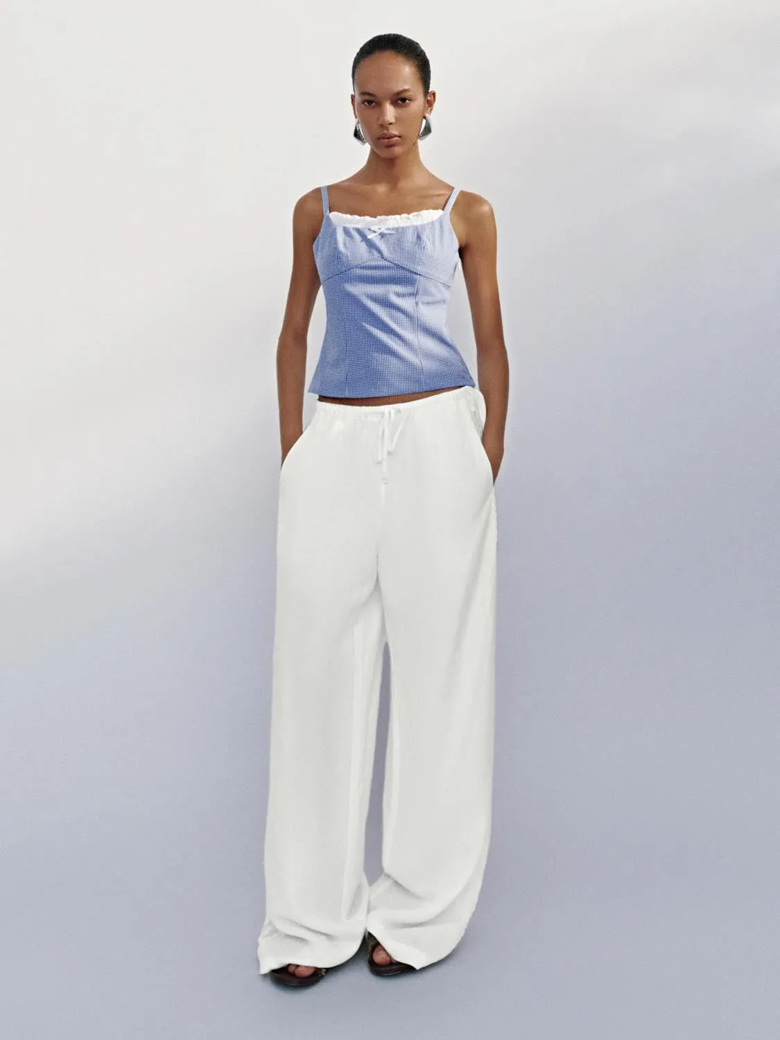 Wide-Leg Pants sold by Urban Revivo product image thumbnail 5