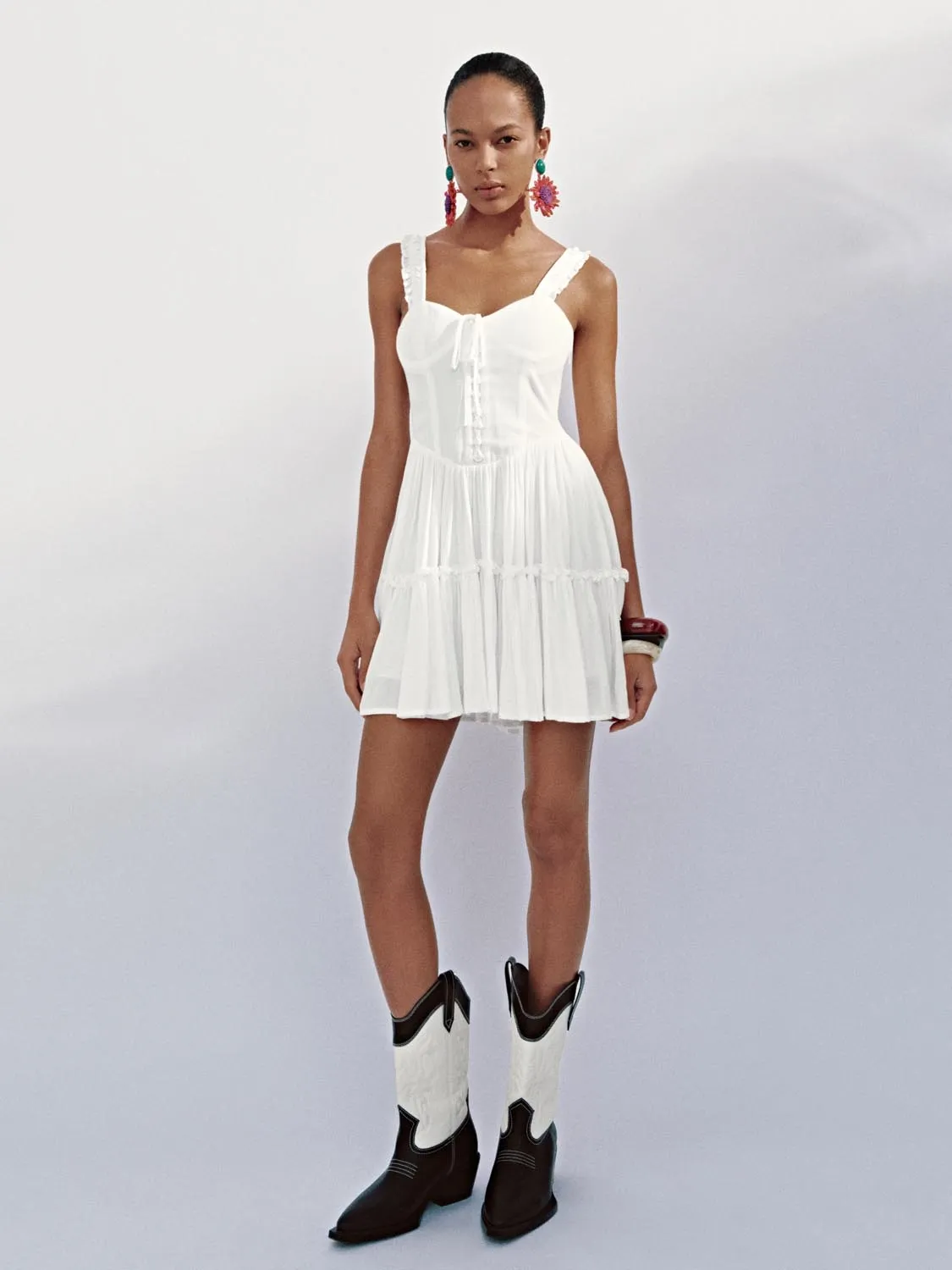 Wide Strap A-Line Dresses sold by Urban Revivo product image thumbnail 5