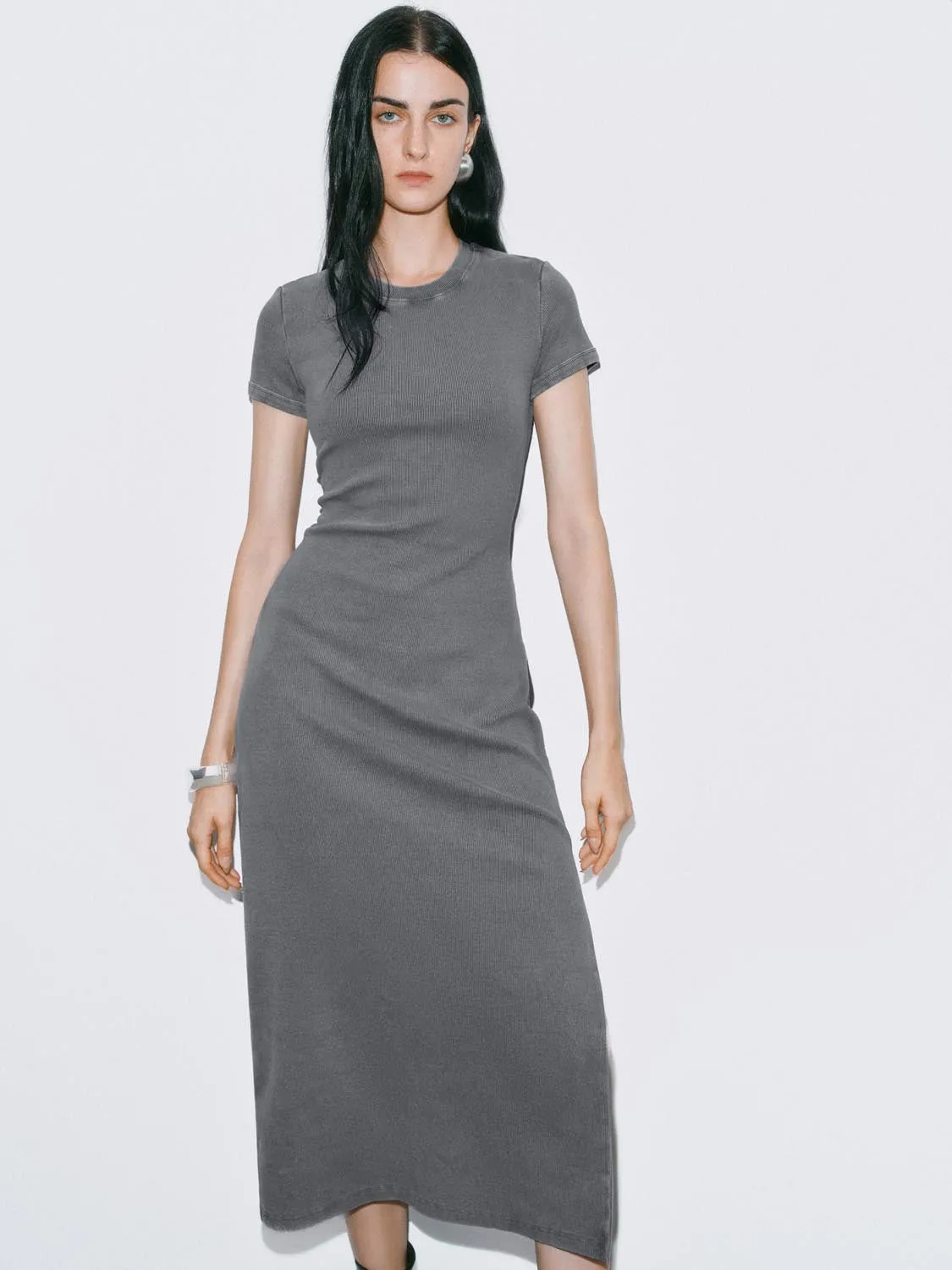 Skinny-Fit Maxi Dresses sold by Urban Revivo product image thumbnail 4