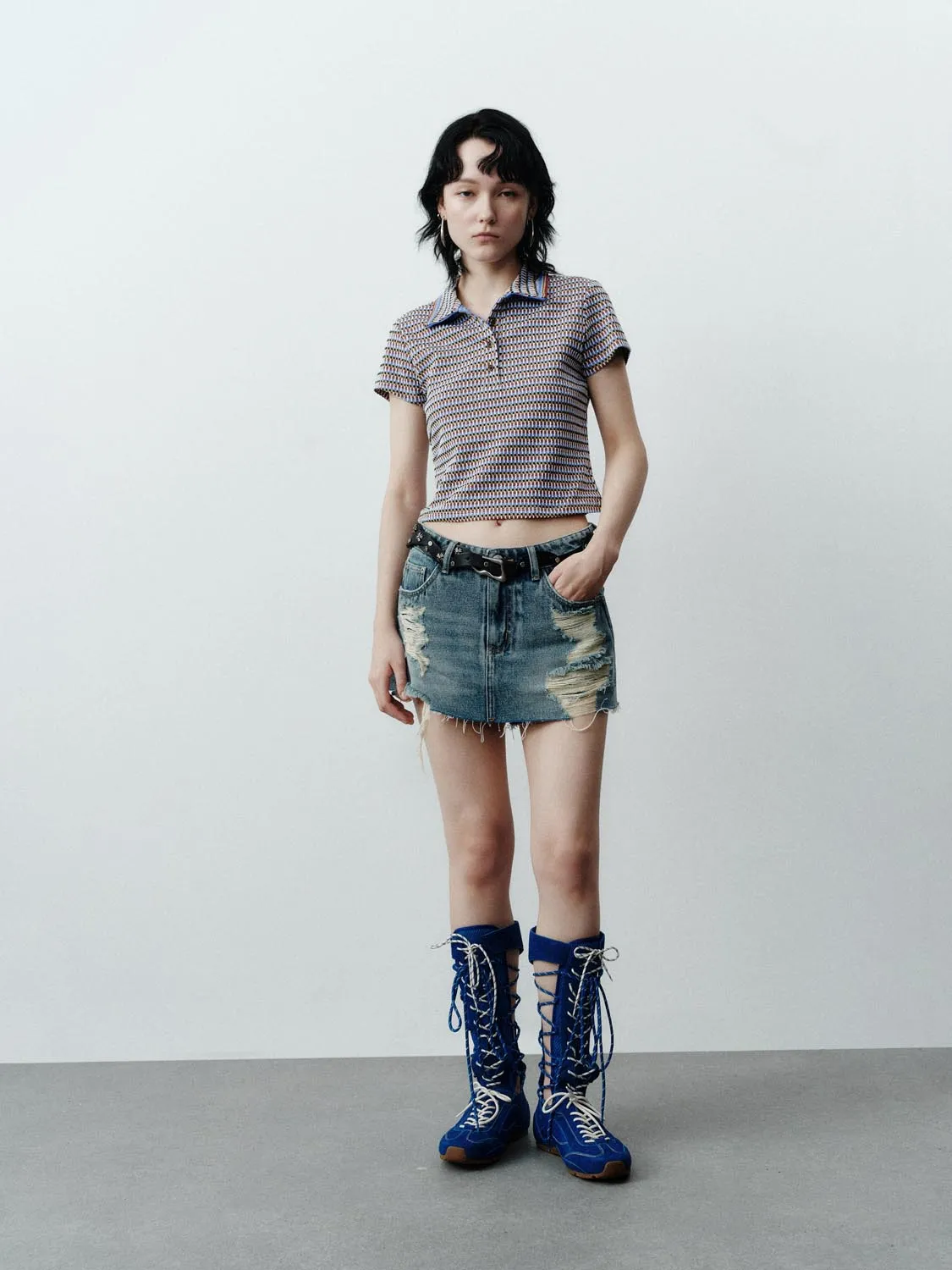 Short Sleeve Polo T-Shirts sold by Urban Revivo product image thumbnail 4