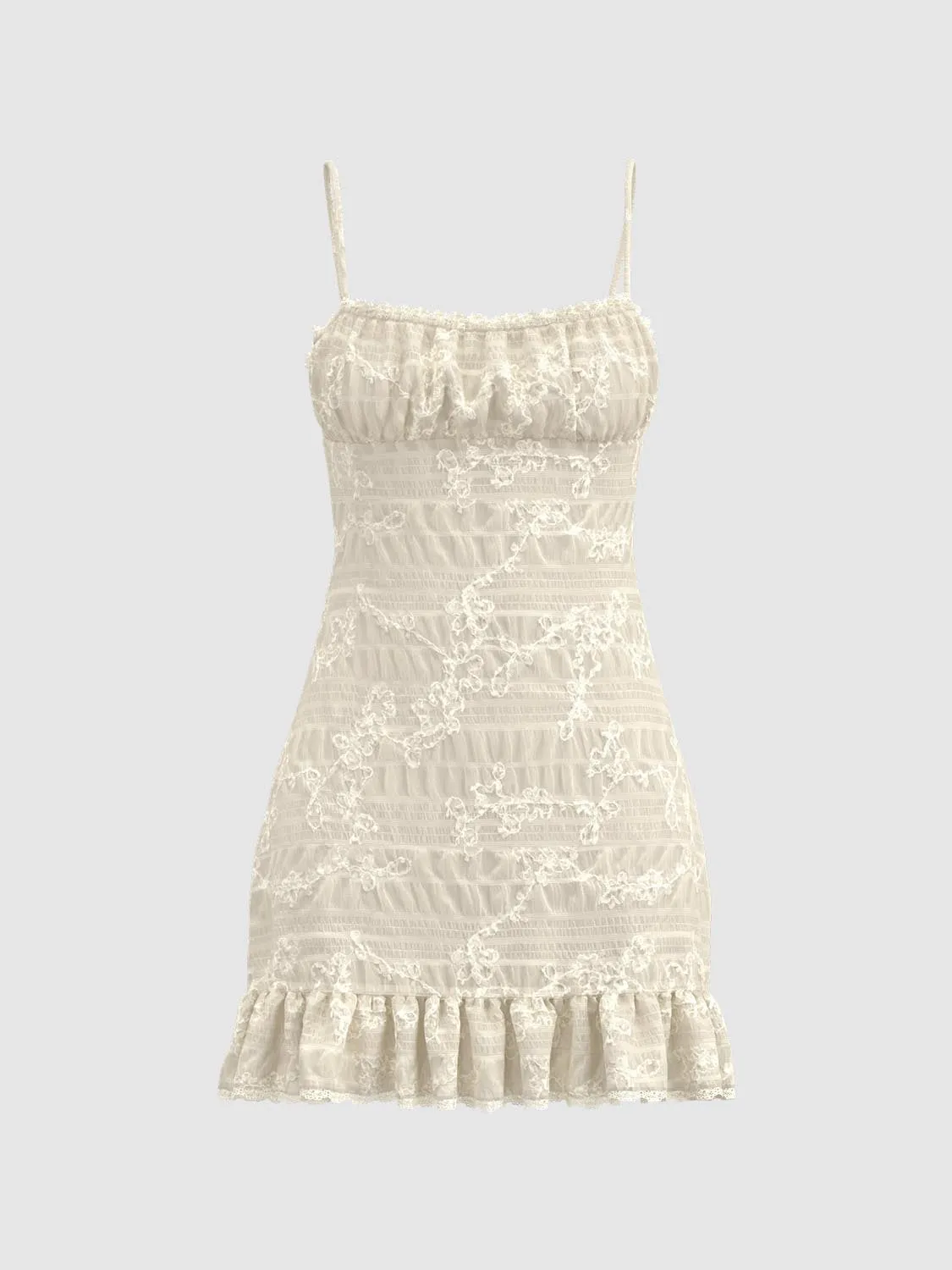 Ruffle Camisole A-Line Dresses sold by Urban Revivo product image thumbnail 3