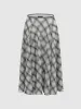 Plaid Maxi Flared Skirts - Jenee Naylor sold by Urban Revivo