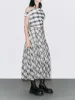 Plaid Maxi Flared Skirts - Jenee Naylor sold by Urban Revivo
